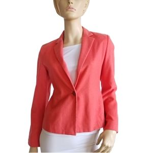 Jil Sander Coral Cashmere Blazer